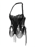 Corset Teia de Obsidiana - design EXCLUSIVO