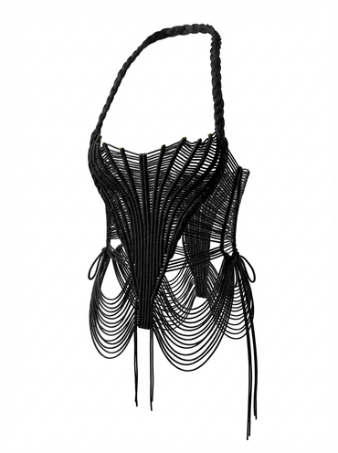 Corset Teia de Obsidiana - design EXCLUSIVO