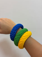 Pulseiras de crochê